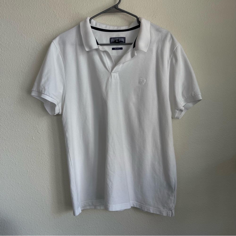 Vilebrequin Cotton Pique Organic Short Sleeve Polo Shirt